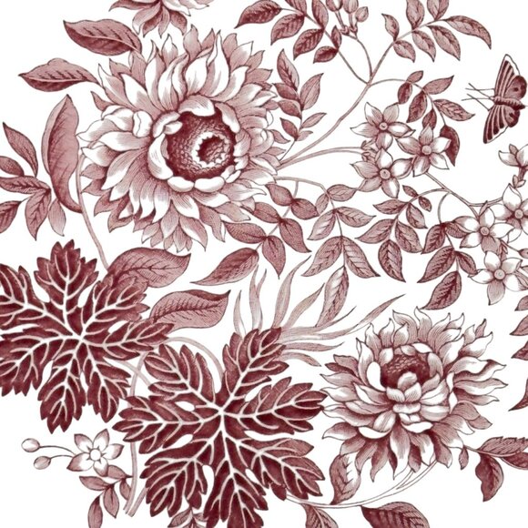 Spode Archive Collection Regency Series Jasmine Floral 10.75" Dinner Plate - Picture 5 of 9